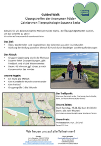 Coaching f&uuml;r Mensch und Hund - Guided Walk